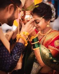 Happy Maharashtrian Couple